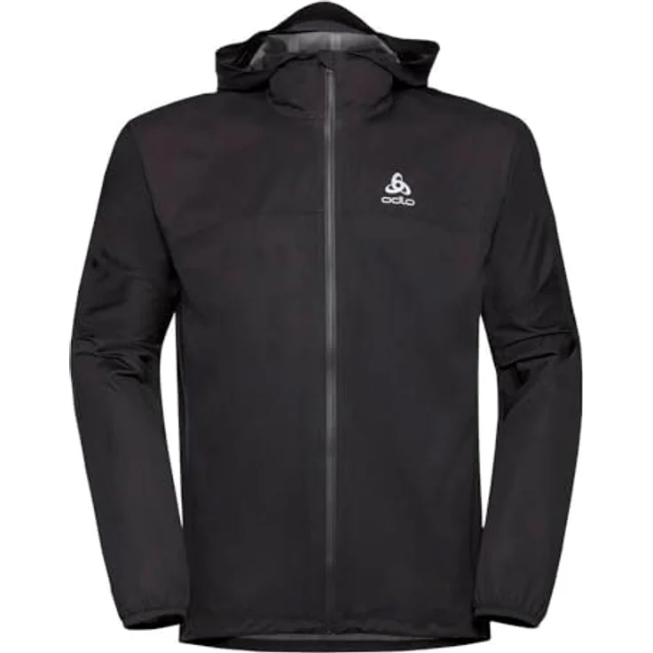 Odlo X-Alp Performance, Herren Laufjacke, wasserdicht, leicht, Schwarz, S – Bild 2