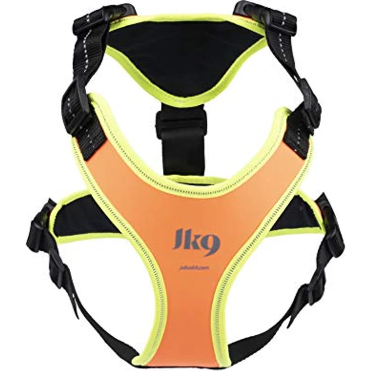 Julius-K9, 19MTR-FOR-XS-AMZ, Mantrailing & Outdoor Hundegeschirr, Größe: XS, UV orange mit neon Rand – Bild 3