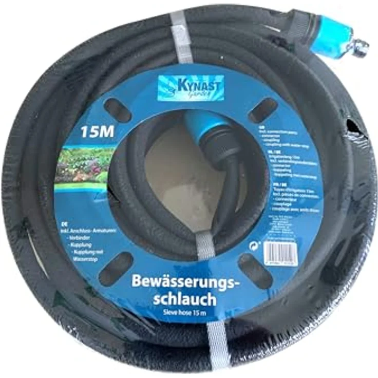 BURI Perlschlauch 15m, effizientes Bewässerungssystem für Garten mit Druckfestigkeit und 1/2-Zoll-Kupplung – Bild 6