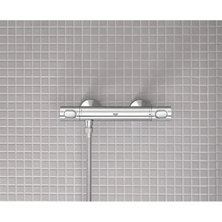 GROHE Precision Flow - Thermostat-Brausebatterie (wassersparend, Sicherheitssperre bei 38°C, langlebige Oberfläche), chrom, 34840000 – Bild 4