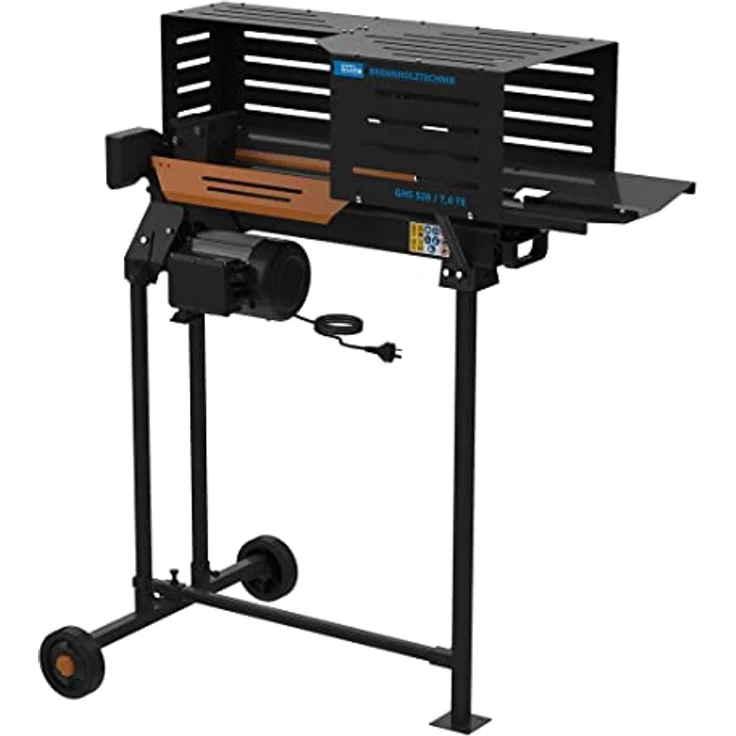 Güde Holzspalter Brennholzspalter Kurzholzspalter Spalter GHS 520/7 Tonnen max. 520 mm inkl. Untergestell + Transporträder – Bild 1