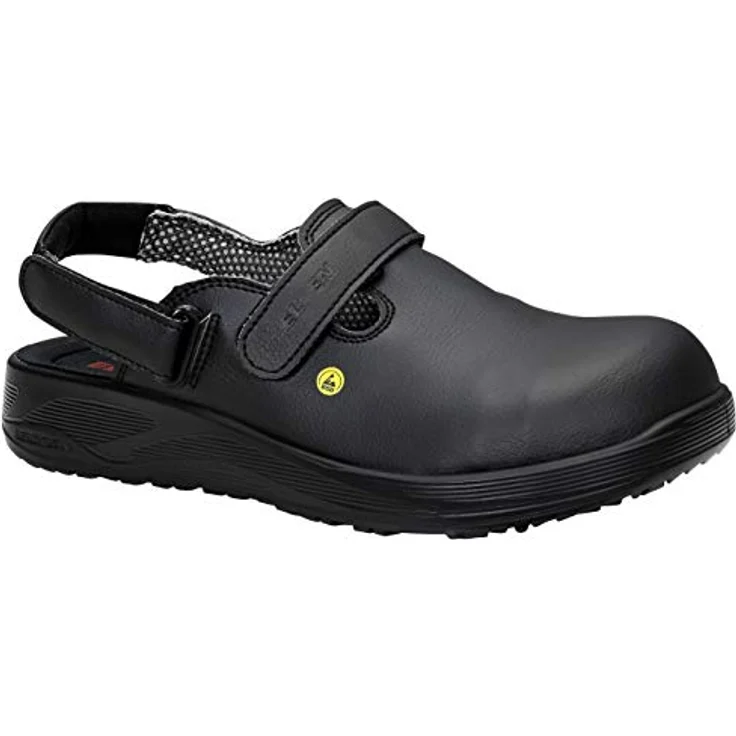 ELTEN Clog MICHEL black ESD SB, Herren, Textil, Stahlkappe, leicht, klassisch, Schwarz, Größe: 48 – Bild 1