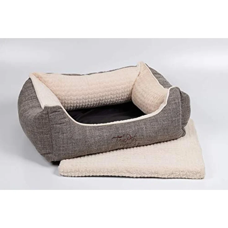 TrendPet VitaBed Beige - Orthopädisches Hundebett mit 5cm Memofoam (60x50cm) – Bild 2