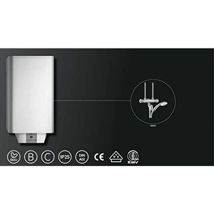 AEG Wandspeicher DEM 50 Comfort EL, Warmwasserboiler 50 Liter mit 3 Eco-Funktionen, gradgenauer Temperaturwahl, VDE geprüft, energieeffizient – Bild 5