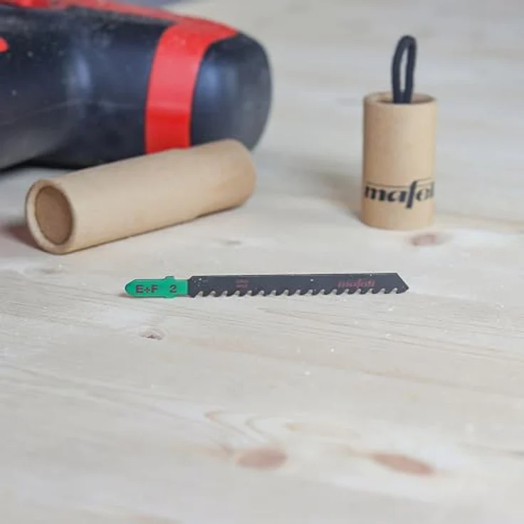 Mafell Stichsägeblatt E+F2, passend für P1cc und PS 2-18, Stammblattdicke 1,2 mm, Verzahnte Länge 75 mm, für Materialstärken bis 64 mm, 1 Stück – Bild 2