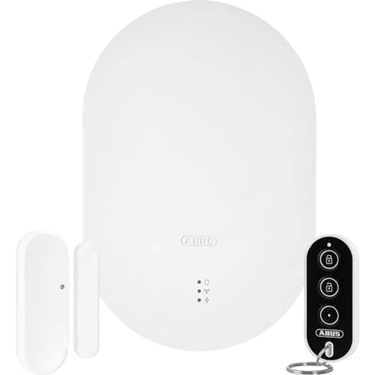 ABUS Smartvest Pro Funk-Alarmanlage & App Starter Set FUAA45000, erweiterbar, selbstinstallierbar, Sprachassistent-kompatibel, ohne Abo – Bild 1