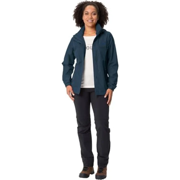VAUDE WOMEN'S ESCAPE LIGHT JACKET, Leichte und wasserdichte Outdoorjacke, frische Farben – Bild 3