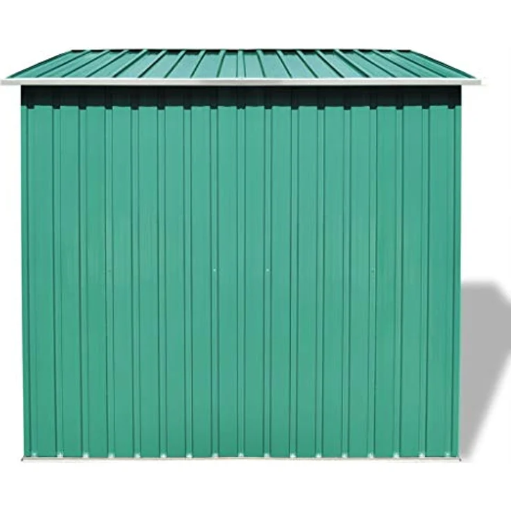 vidaXL Gerätehaus Metall Grün Geräteschuppen Gartenhaus Gartenschuppen Garten – Bild 5