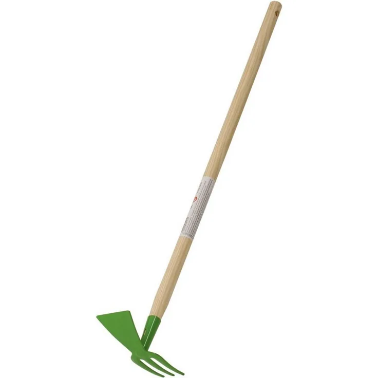 Freund Victoria Kinderhäckchen 75 cm Stiel, Grün lackiert mit 3 Zacken