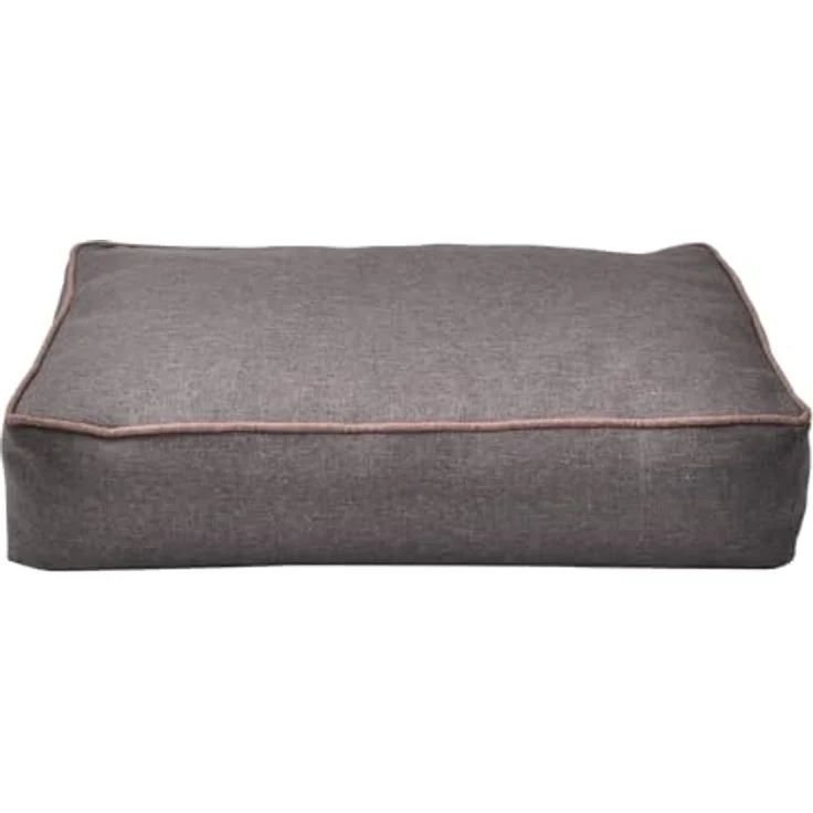 Aumüller Hundekissen Basic Line, Braun - 117 cm - Kissen für Hunde aus robustem, strapazierfähigen Canvasstoff | Füllung aus Visco-Sticks | Abziehbarer Bezug mit Reißverschluss - Preisvergleich – Bild 2