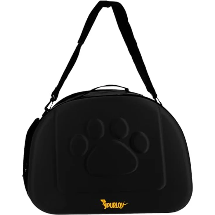 Redfink Tiertransporttasche Hundetransportbox Hundebox Hundetasche Katzenbox Katzentasche, Schwarze Tasche aus EVA-Schaum, bis zu 6 kg, faltbar, mit belüfteten Löchern, verstellbarem Schultergurt - Preisvergleich – Bild 4