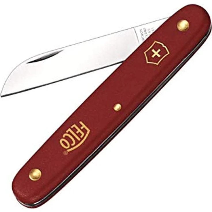FELCO Okulier- und Schneidmesser (Klinge 57 mm, Messer für Rindenpfropfen / Schneiden von Stecklingen, roter Nylongriff) 3.90 50 – Bild 4