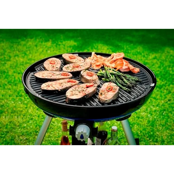 CADAC Grillplatte, für Cadac Carri Chef 2, Ø 47 cm, schwarz, antihaftbeschichtet – Bild 3