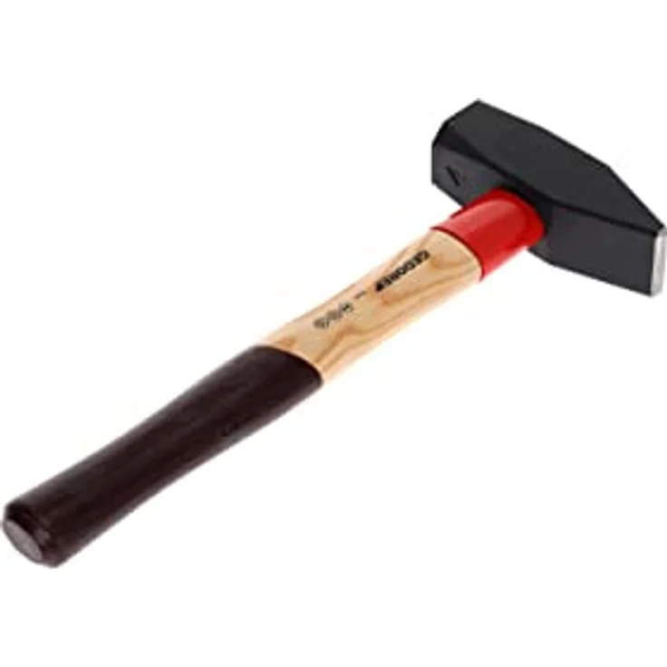 GEDORE Schlosserhammer, 2000 Gramm, Mit ROTBAND-PLUS Stielbefestigung, Standard-Eschenholz, Geschmiedeter Hammerkopf - Preisvergleich – Bild 3