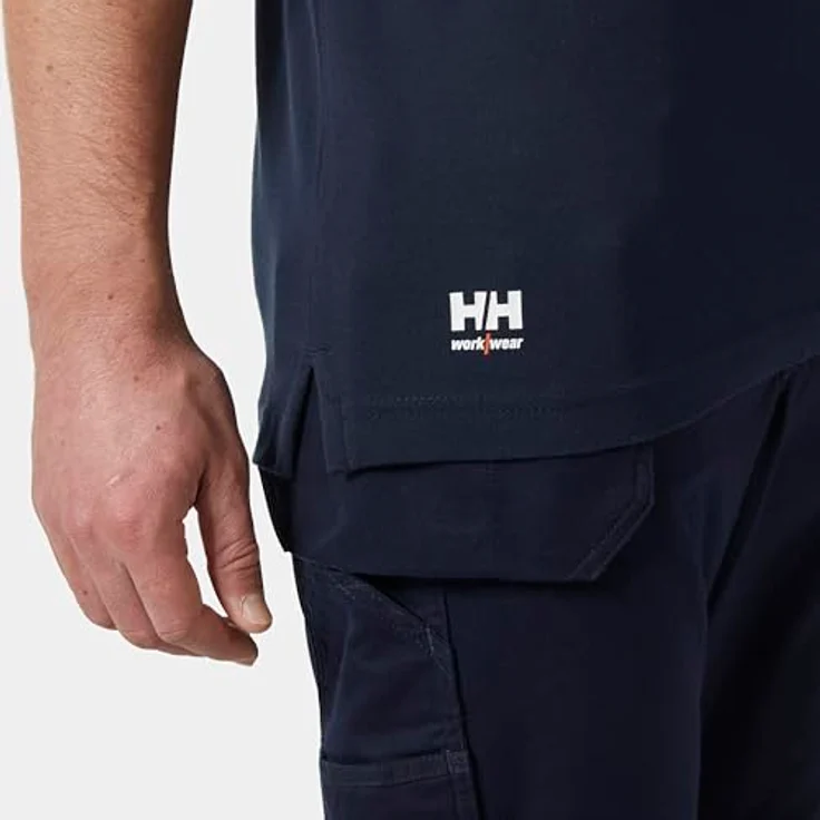Helly Hansen Classic Polo, langlebiges Arbeitsshirt aus hochwertigem Material, hält kühl und bequem – Bild 4