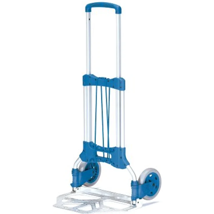 FETRA Paketroller klappbar, Transportkarren mit 125 kg Traglast und 320 x 480 mm Schaufel, Aluminium-Stahlrohrkonstruktion – Bild 2
