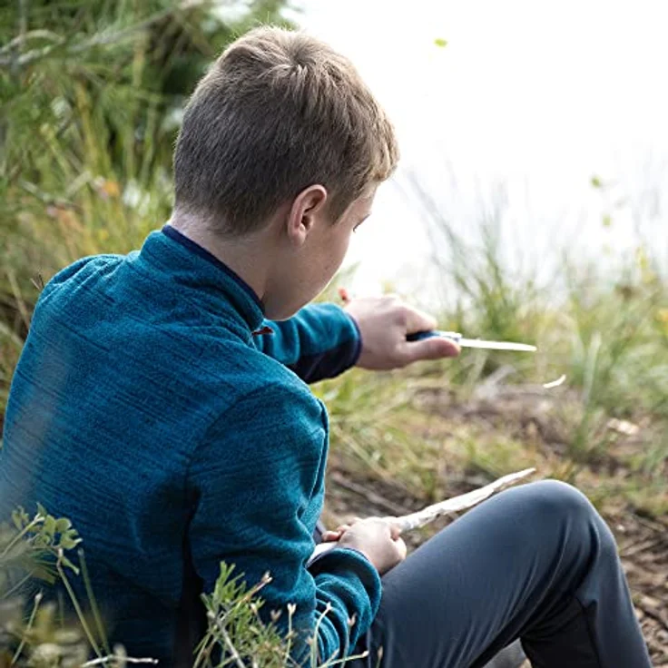 Opinel Outdoor Junior No. 07 Taschenmesser mit Pfeife blau – Bild 6