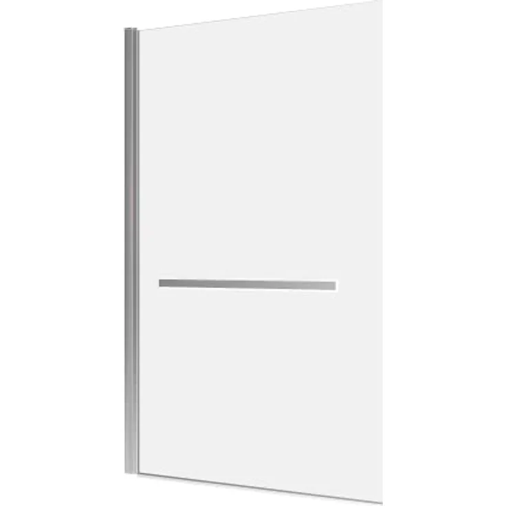 AURLANE Badewannenaufsatz 1-teilig Prime 85 x 150 cm Klarglas Chrom FAC274 – Bild 3