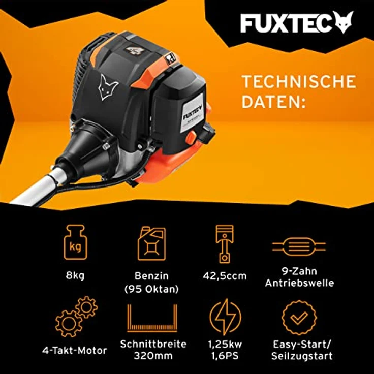 FUXTEC FX-4MS142 4-Takt Motorsense – Bild 3