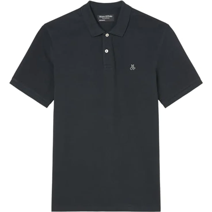 Marc O'Polo Poloshirt, Logodruck, Piqué-Stoff aus Baumwolle, robust, atmungsaktiv, pflegeleicht – Bild 8