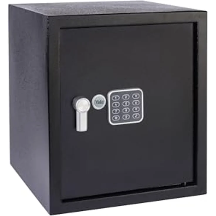 Yale YEC/390/DB2, Elektronischer Tresor mit Alarm, Groß, Standardsicherheit, schwarz – Bild 1