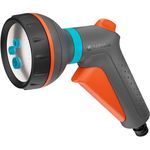 Gardena Multifunktionsbrause Classic, Gartenbrause mit 4 Sprühbildern, stufenloser Mengenregulierung und ergonomischem Design