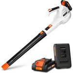 NASUM Akku-Laubbläser H18CF01 1600W, Gebläse bis 240km/h, Kraftvolle Leistung, Leaf Blower - Preisvergleich