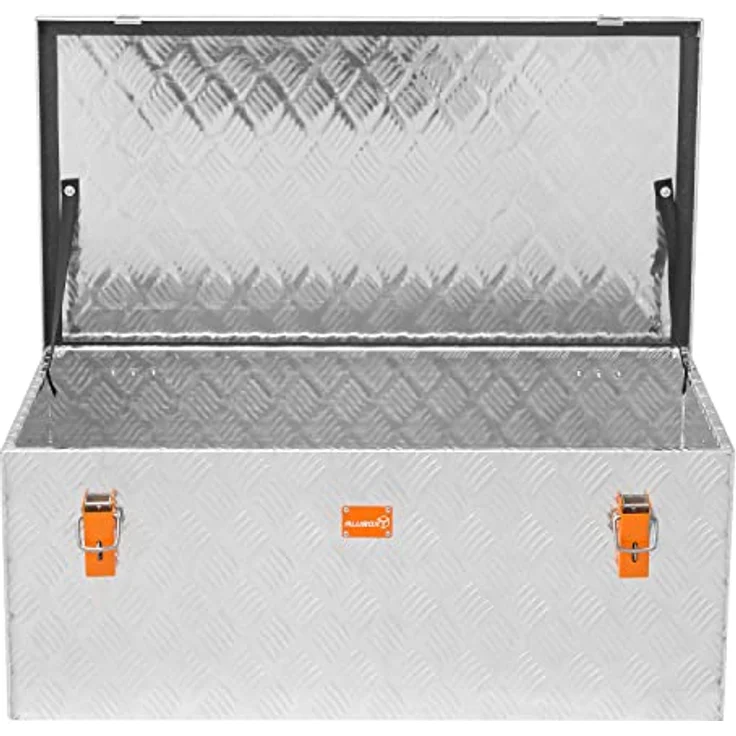 alubox Werkzeugkiste Riffelblech ABX-RL140 Aluminium 1,5mm Werkzeugkiste leicht und robust 140 Liter – Bild 2