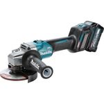 Makita Winkelschleifer Akku XGT 40V, leistungsstark mit variabler Drehzahl, blau