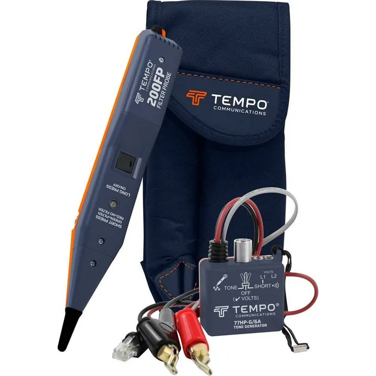 Tempo Communications Leitungsortungsgerät Leitungsprüf-Set 801K Premium, professionelles Ortungsgerät