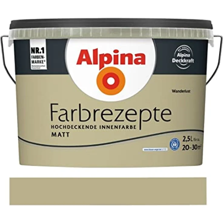 2,5L Farbrezepte Wanderlust, Matt - Alpina – Bild 2
