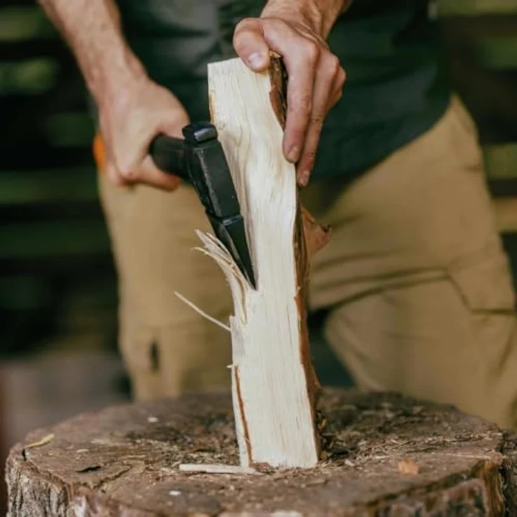 Fiskars, Spaltaxt M, X-series X24, Universalaxt mit M-Klinge, FiberComp Griff, schwarz – Bild 2