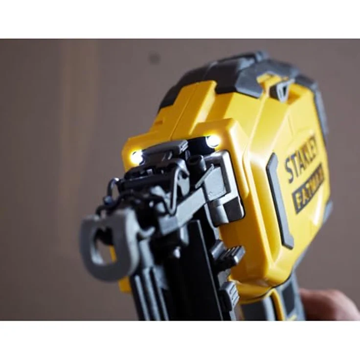 Stanley Fatmax V20 SFMCN616D2K-QW 16g Akku-Finishing-Nagler, 2 x 18 V 2,0 Ah Li-Ion Batterien, Ladegerät und Transportkoffer – Bild 3