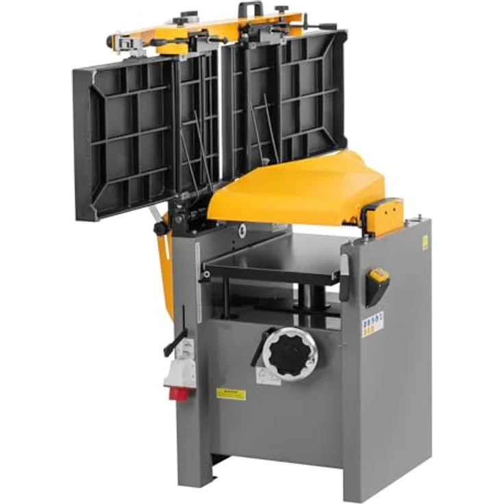 MSW Abricht- und Dickenhobel, Hobelmaschine mit 4000 W Motor, 225 mm Schneidblock, verstellbare Metallführung 45-90° – Bild 2