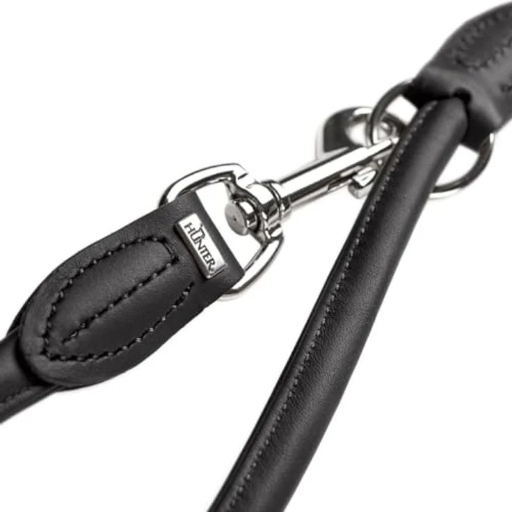 Hunter Hunde-Leine verstellbar Round & Soft schwarz 10-200 – Bild 3