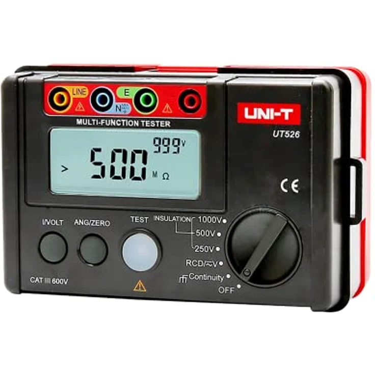 UNI-T Multimeter UT526 MIE0133 mit manueller Messbereichsänderung, Phasenumkehrung und Hochspannungswarnung – Bild 3
