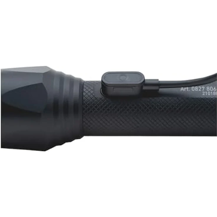 Würth Taschenlampe High End Power LED Akku Lampe Leuchte WTX4R wiederaufladbar, schwarz - Robustes Magnetladesystem, 800 Lumen, IP67 Spritzwasser- und staubdicht – Bild 5