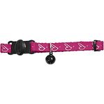 Katzenhalsband »by Laura«, mit Sicherheitsverschluss, reflektierend, One-Size, pink