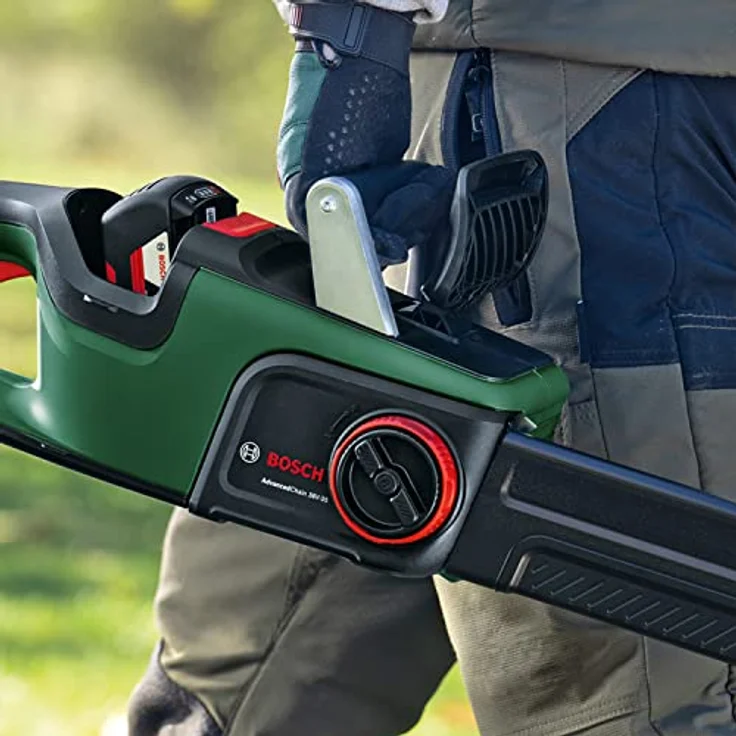 Bosch Akku-Kettensäge AdvancedChain 36V-35-40 (zum Schneiden durch härtestes Hartholz; 36 Volt System; Kettengeschwindigkeit: 14 m/s; ohne Akku) – Bild 4