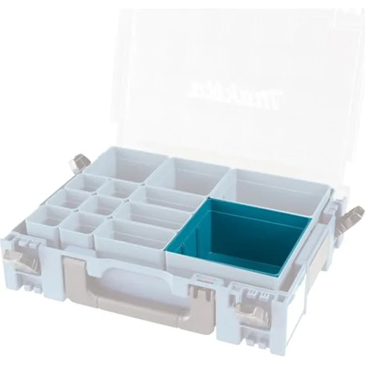 Makita Boxeinsatz Gr.5, Praktisches Aufbewahrungsmodul für MAKPAC-Organizer, 150 x 150 x 95 mm