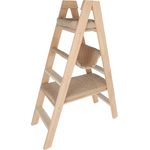 Kerbl Pet Kratzbaum Ladder, 97x39,5x134cm, beige, Doppelleiter-Design, Massivholz, Veloursstoff in Rautenoptik - Preisvergleich