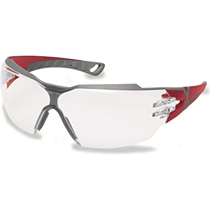 UVEX Schutzbrille pheos cx2 9198 - verschiedene Ausführungen Scheiben klar / grau amber, mit UV-Schutz leichte und sportliche Sicherheitsbrille, Arbeitsschutzbrille kratzfest, beschlagfrei, chemikalienbeständig – Bild 2