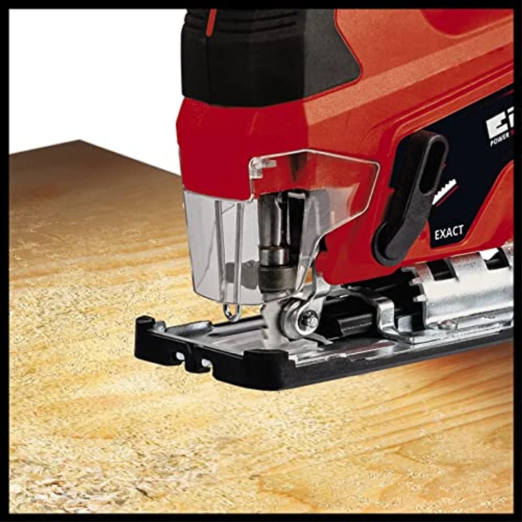 Einhell Akku-Stichsäge TC-JS 18 Li Power X-Change PXC (Li-Ion, 18V, 20 mm Hubhöhe, max. 45° Schrägschnitte, Pendelhubfunktion, werkzeuglose Sägeblattaufnahme, inkl. Sägeblatt, ohne Akku und Ladegerät) – Bild 3