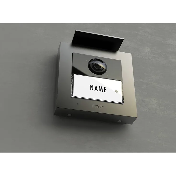 M-e modern-electronics VDV-2010A Video-Türsprechanlage Kabelgebunden, RFID Außeneinheit Anthrazit