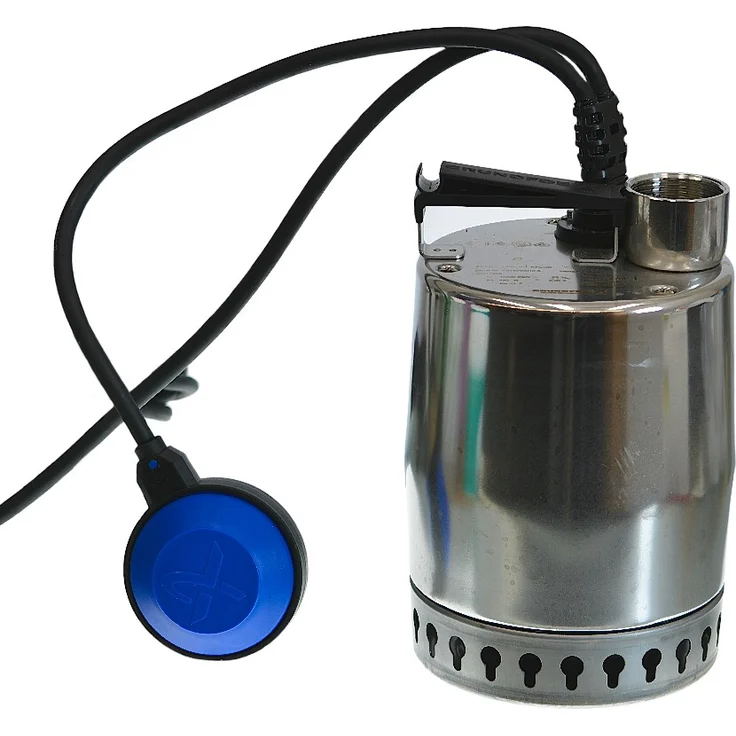 Grundfos Unilift KP 250-A1 KP 250 A1 Tauchmotorpumpe 500 Watt 11.200 l/h Entwässerung max. Förderhöhe 7,5 m max. Tauchtiefe 10 m max. Partikelgröße 10 mm max. Wassertemperatur 50 °C 21,4 cm Kabellänge 3 m 6,3 kg – Bild 2