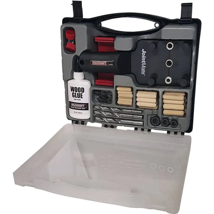 Milescraft Dowel Jig Kit Dübel Set inkl. Dübelautomat und Zubehör