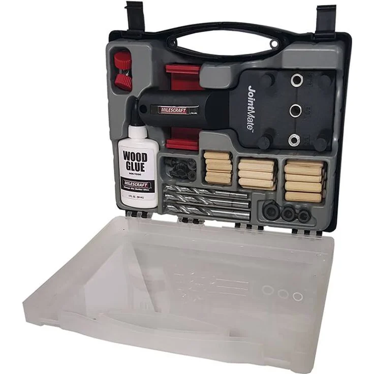 Milescraft Dowel Jig Kit Dübel Set inkl. Dübelautomat und Zubehör