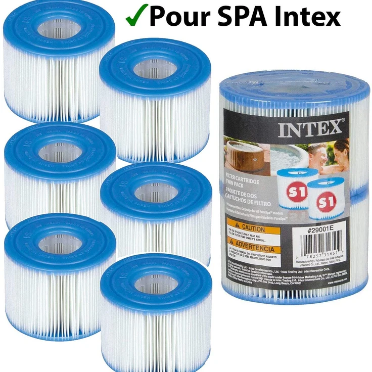 INTEX 6er Set Filterkartusche Filter PureSpa Typ S1 Whirlpool Kartusche – Bild 3