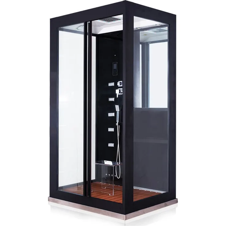 HOME DELUXE Dampfdusche BLACK LUXORY - XL