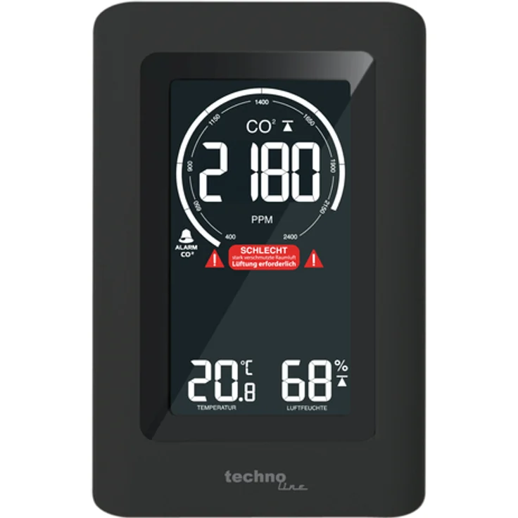 Luftgütemonitor mit Infrarot Gassensor und CO2 Erkennung - Preisvergleich – Bild 4